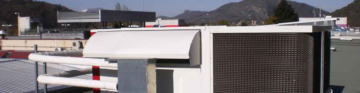 installation climatisation vrv rooftop bezier