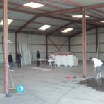 préparation espace stockage frigorifique exploitation agricole aude